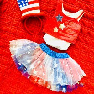 CHASING FIREFLIES PATRIOTIC TUTU, TIARA, T…
